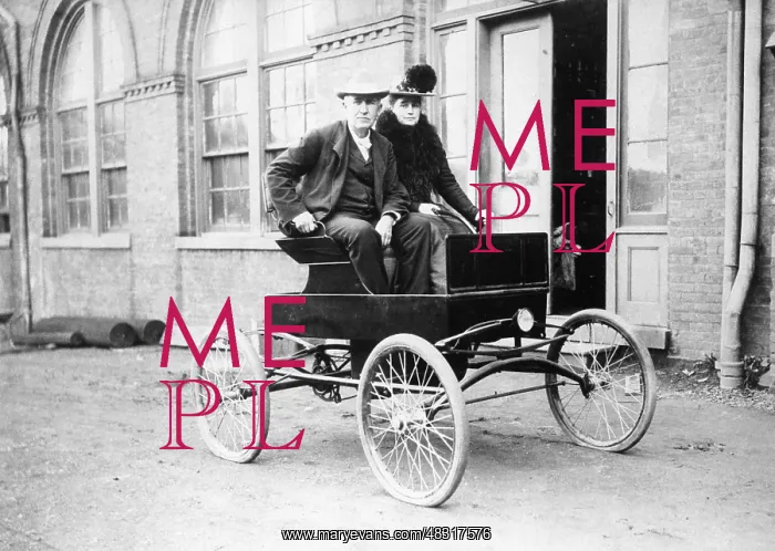 : Electric car by Thomas Edison, 1901 : Electric car by Thomas Edison, 1901