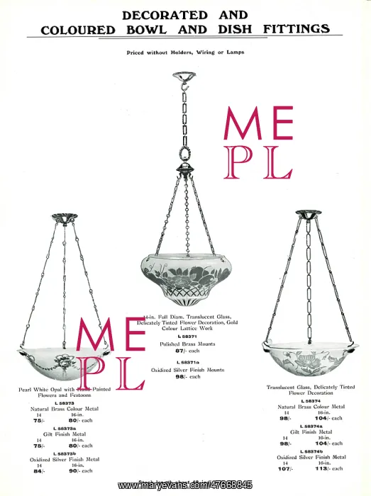 : Electric Light Fixtures catalogue, Bowl and Dish Fittings : Electric Light Fixtures catalogue, Bowl and Dish Fittings