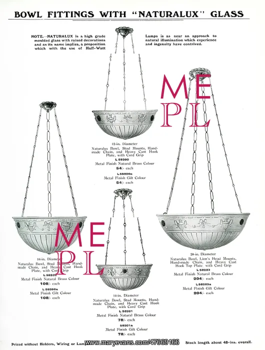 : Electric Light Fixtures catalogue, Naturalux Bowl Fittings : Electric Light Fixtures catalogue, Naturalux Bowl Fittings