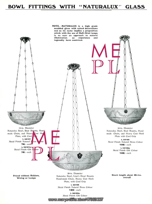 : Electric Light Fixtures catalogue, Naturalux Bowl Fittings : Electric Light Fixtures catalogue, Naturalux Bowl Fittings