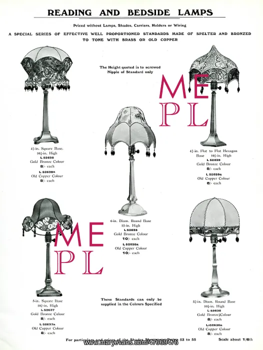 : Electric Light Fixtures catalogue, Reading and Bedside Lamps : Electric Light Fixtures catalogue, Reading and Bedside Lamps