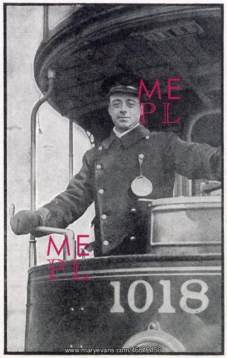 : Electric Tram Driver 1910 : Electric Tram Driver 1910