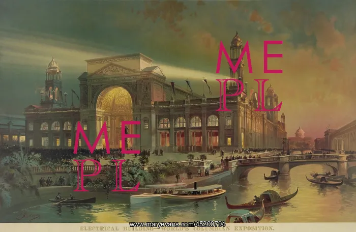 : Electrical building at the 1893 World's ? : Electrical building at the 1893 World's ?