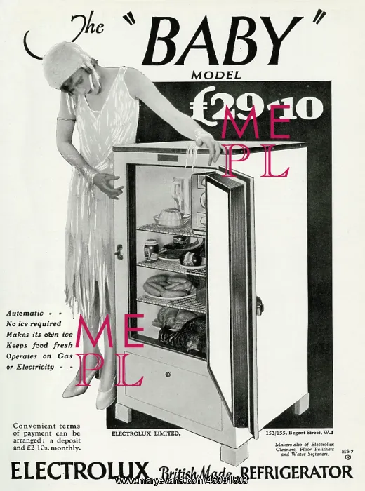 : Electrolux Baby fridge advertisement : Electrolux Baby fridge advertisement
