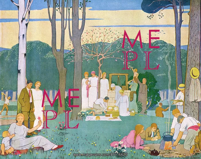 : ELEGANT PICNIC C1924 : ELEGANT PICNIC C1924