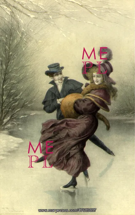 : Elegant Skating Couple