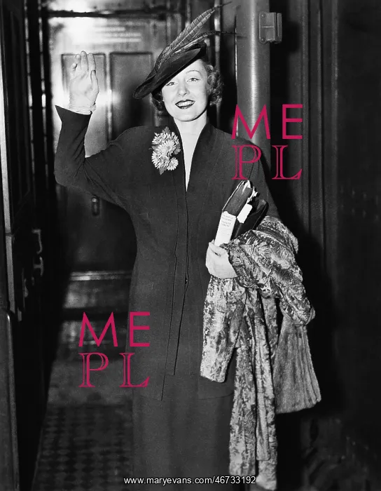 : Elegant woman waving : Elegant woman waving