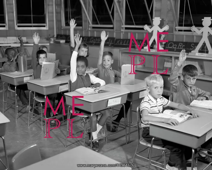 : Elementary Classroom Students looking at Camera : Elementary Classroom Students looking at Camera