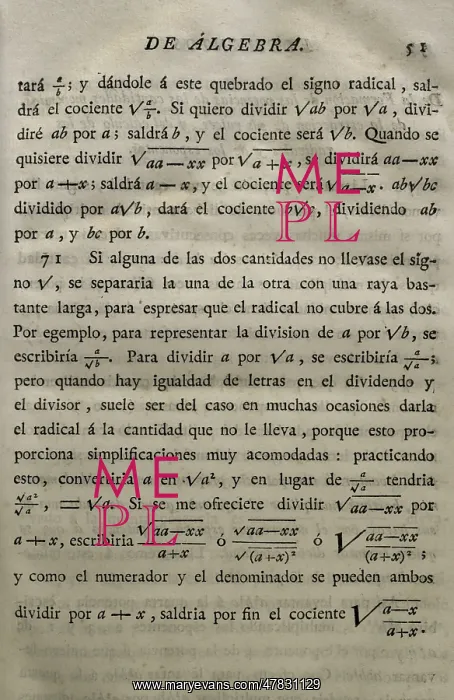 : Elementos de Matematica by Spanish architect Benito Bails : Elementos de Matematica by Spanish architect Benito Bails