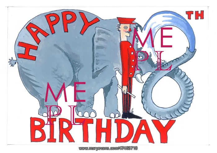 : Elephant Eighteenth Birthday : Elephant Eighteenth Birthday