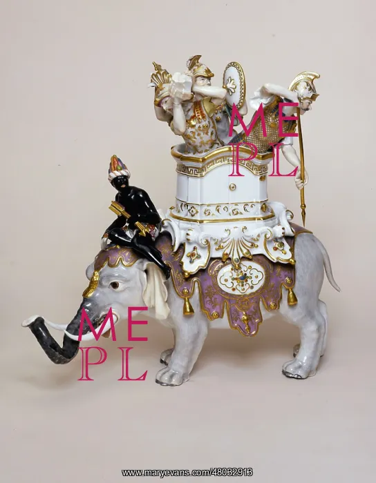: Elephant and three soldiers : Elephant and three soldiers