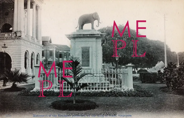 : Elephant Statue outside Victoria Theatre, Singapore : Elephant Statue outside Victoria Theatre, Singapore