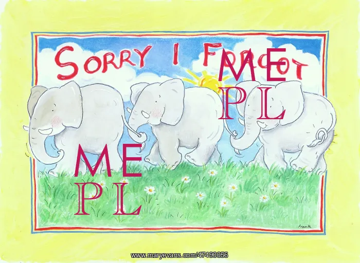 : Three elephants linked trunk to tail : Three elephants linked trunk to tail