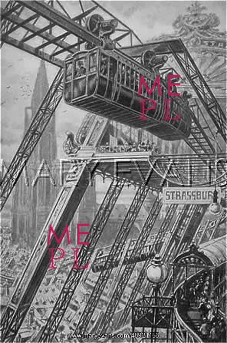 : ELEVATED MONORAIL 1955 : ELEVATED MONORAIL 1955