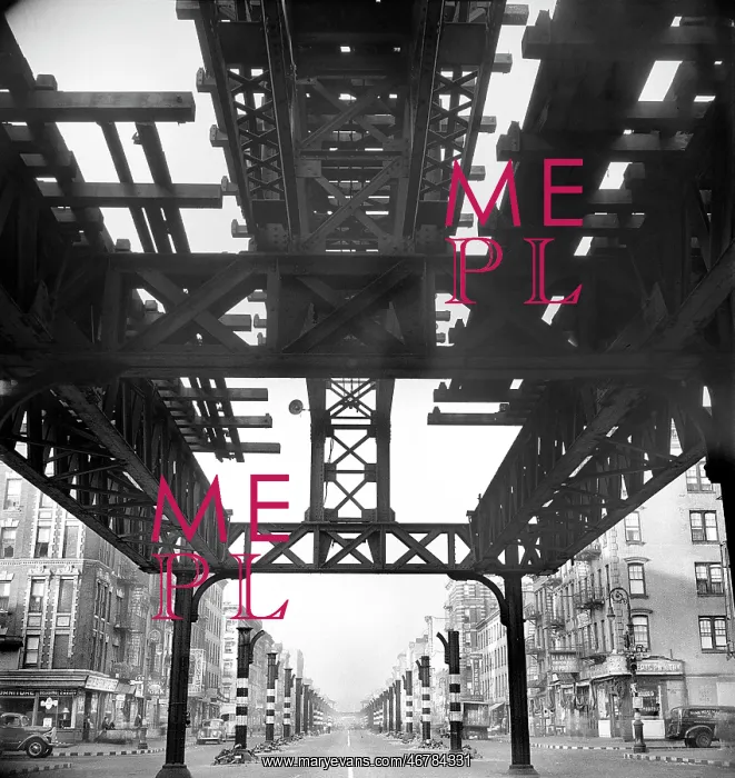 : Elevated railway - demolition - New York : Elevated railway - demolition - New York