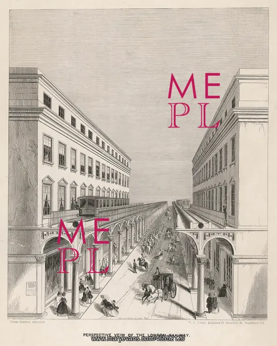 : ELEVATED RAILWAY / LONDON : ELEVATED RAILWAY / LONDON