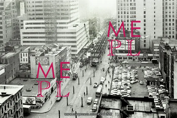 : Elevated railway tracks - deconstruction - NYC : Elevated railway tracks - deconstruction - NYC