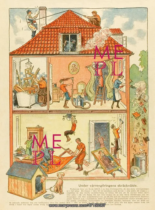 : Elevation of House in Spring Clean : Elevation of House in Spring Clean