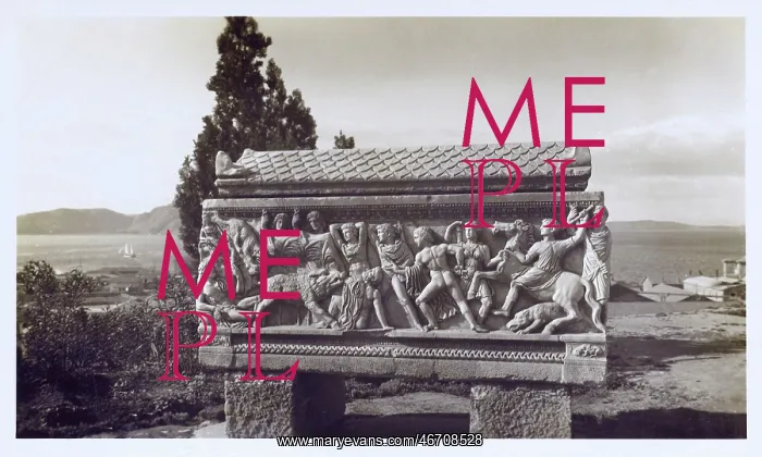 : Elevsis, Greece - Marble Sarcophagus : Elevsis, Greece - Marble Sarcophagus