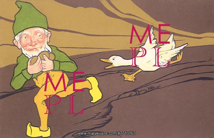 : Elfen Thief Flees Goose : Elfen Thief Flees Goose
