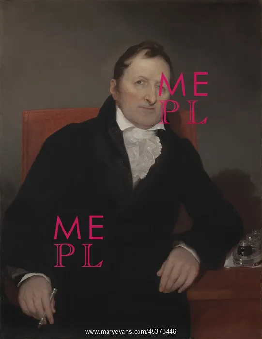 : Eli Whitney, in a 1822 portrait by Samuel : Eli Whitney, in a 1822 portrait by Samuel