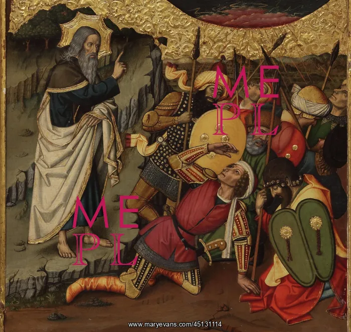 : Elias pleading for the Gentiles, Altarpiece of : Elias pleading for the Gentiles, Altarpiece of