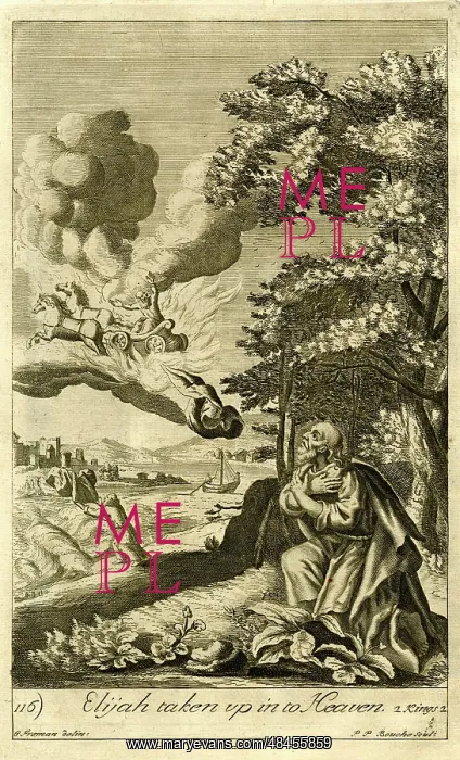: Elijah taken up to Heaven : Elijah taken up to Heaven