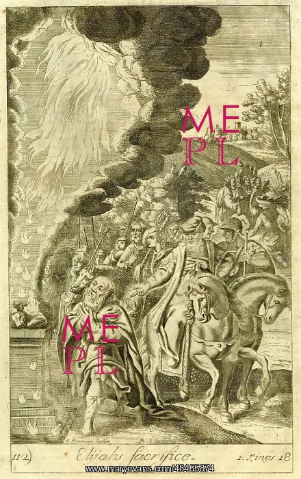 : Elijah's sacrifice : Elijah's sacrifice