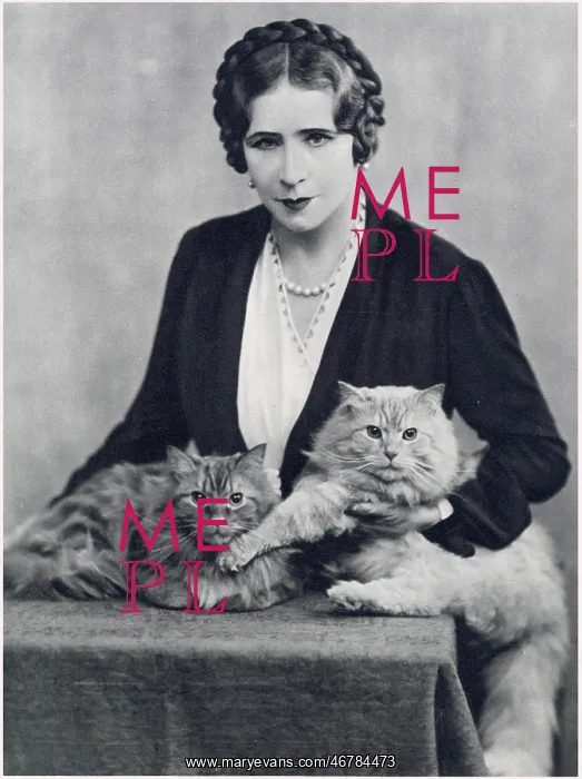 : Elinor Glyn and cats : Elinor Glyn and cats