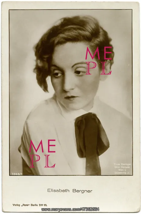  : Elisabeth Bergner