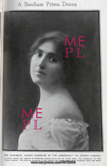 : Elizabeth Amsden, soprano, studio portrait in soft focus : Elizabeth Amsden, soprano, studio portrait in soft focus