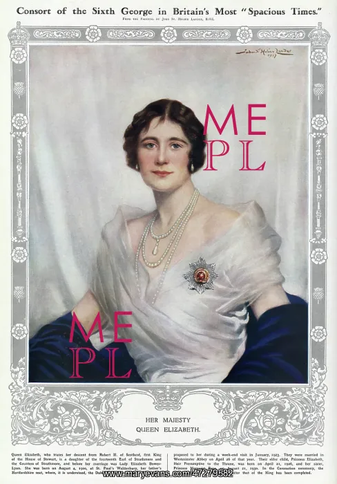 : ELIZABETH BOWES-LYON : ELIZABETH BOWES-LYON