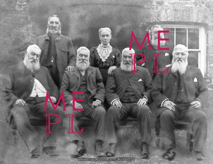 : Elizabeth Gatley and her bearded brothers : Elizabeth Gatley and her bearded brothers