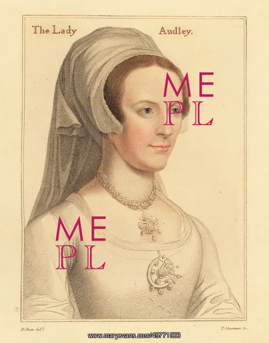 : Elizabeth, second wife of Thomas Audley : Elizabeth, second wife of Thomas Audley