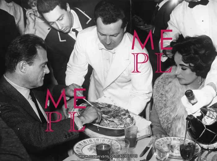 : Elizabeth Taylor and 3rd husband Mike Todd, Rome : Elizabeth Taylor and 3rd husband Mike Todd, Rome