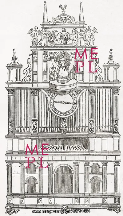 : Elizabethan organ-clock : Elizabethan organ-clock