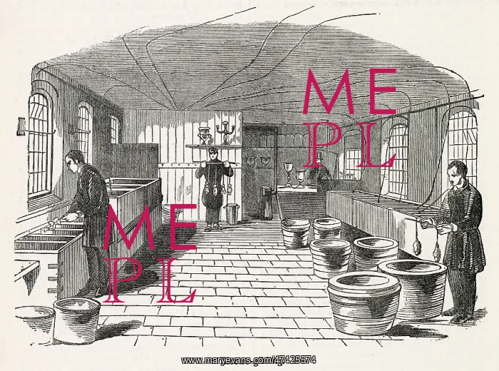 : Elkington's Electro-plate Factory, Birmingham 1844 : Elkington's Electro-plate Factory, Birmingham 1844