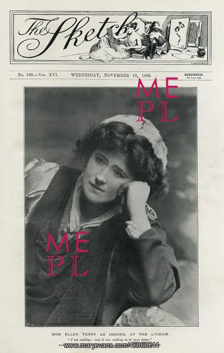 : Ellen Terry as Imogen : Ellen Terry as Imogen