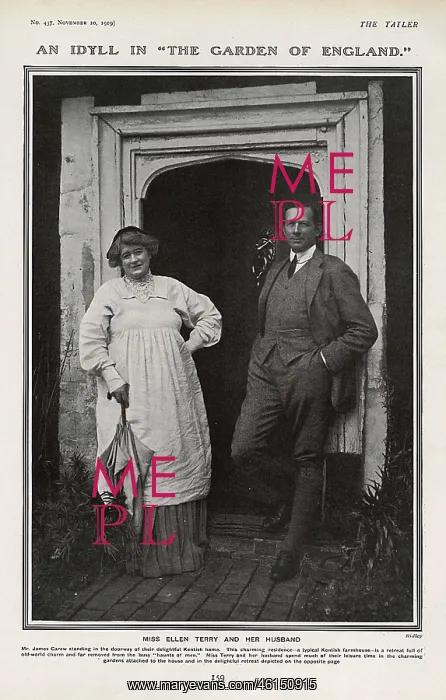 : Ellen Terry and James Carew 1909 : Ellen Terry and James Carew 1909