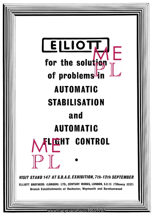 : Elliott Brothers Automatic Stabilisation & Flight Control : Elliott Brothers Automatic Stabilisation & Flight Control