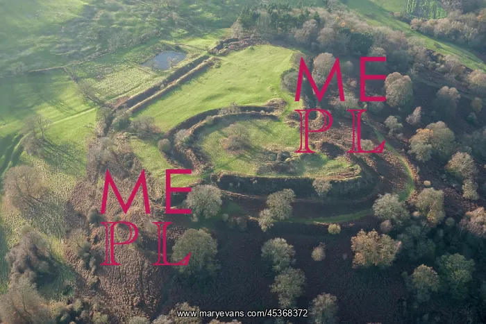 : Elmley Castle, the earthwork remains of a Medieval : Elmley Castle, the earthwork remains of a Medieval