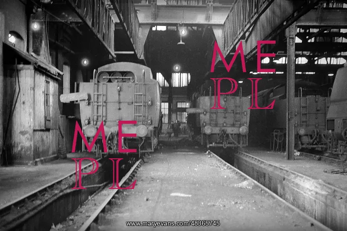 : Nine Elms New Shed with three locos : Nine Elms New Shed with three locos