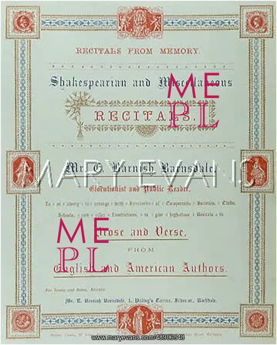  : ELOCUTIONIST HANDBILL