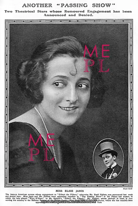 : Elsie Janis and Basil Hallam