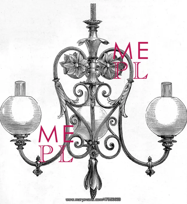 : Elster Gas lit chandelier : Elster Gas lit chandelier
