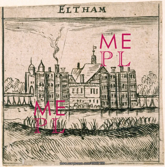 : Eltham Palace c.1653 : Eltham Palace c.1653