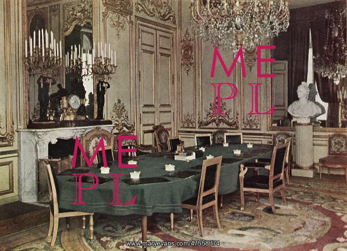 : Elysee Palace - Council room : Elysee Palace - Council room