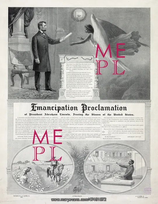  : Emancipation Proclamation