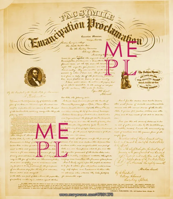 : Emancipation Proclamation : Emancipation Proclamation