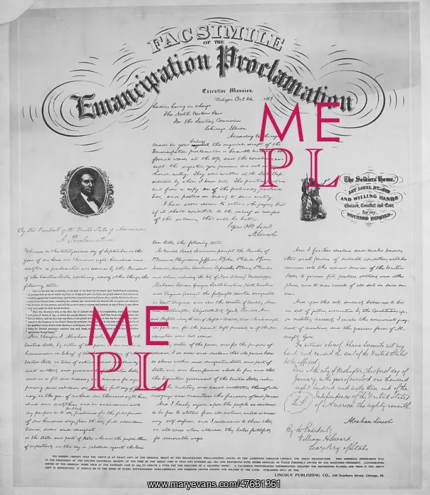 : Emancipation Proclamation : Emancipation Proclamation